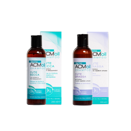 Набор DermoACM OIL Shampoo для сухой кожи головы и волос + DermoACM OIL Shampoo для жирной кожи головы и волос